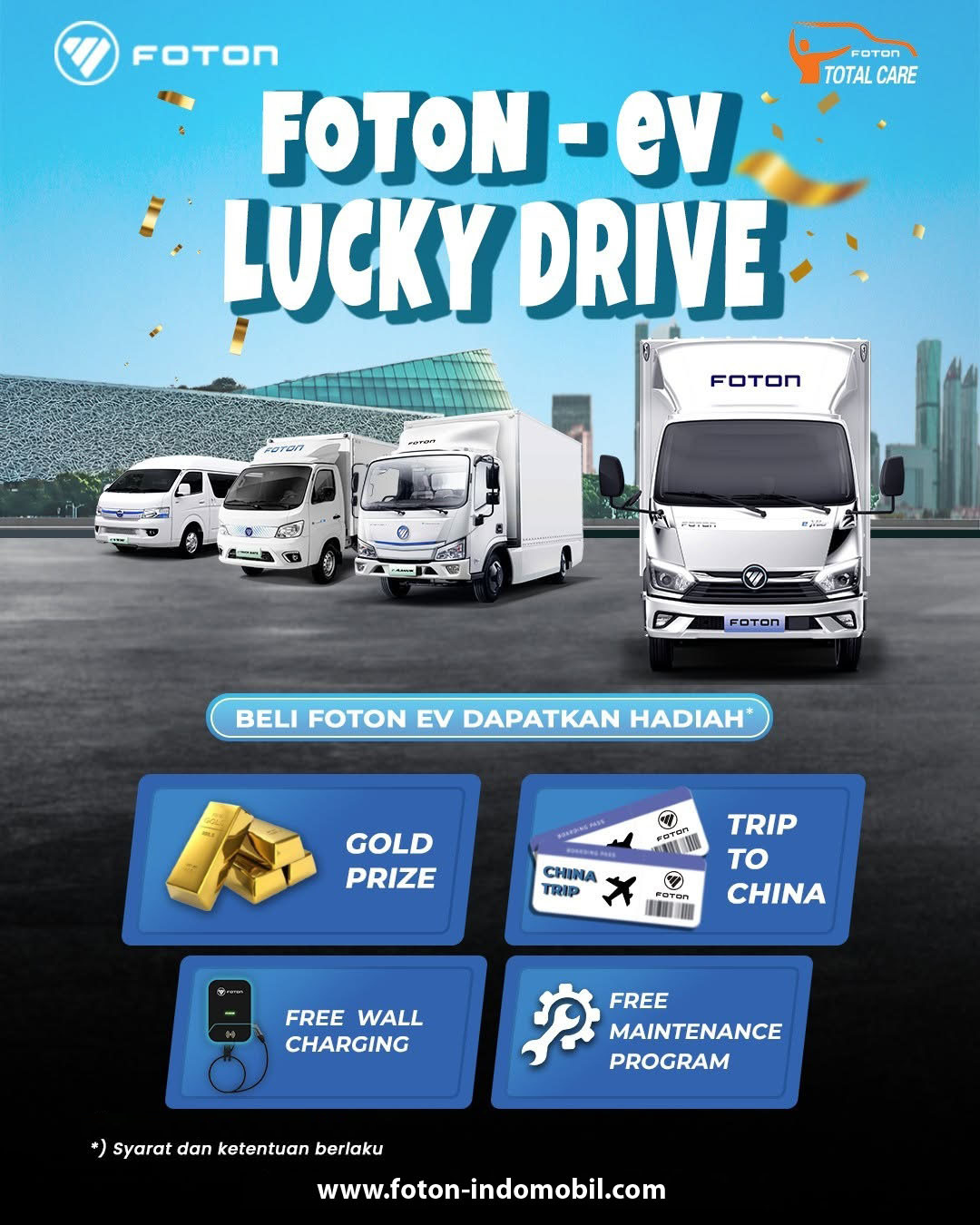 Promo Foton My Lucky Drive - Dealer Foton Indomobil Pasar Minggu