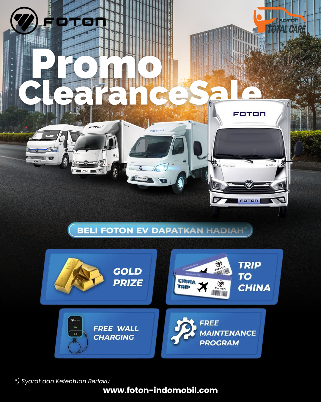 Promo Clearance Sales Foton Indomobil Pasar Minggu