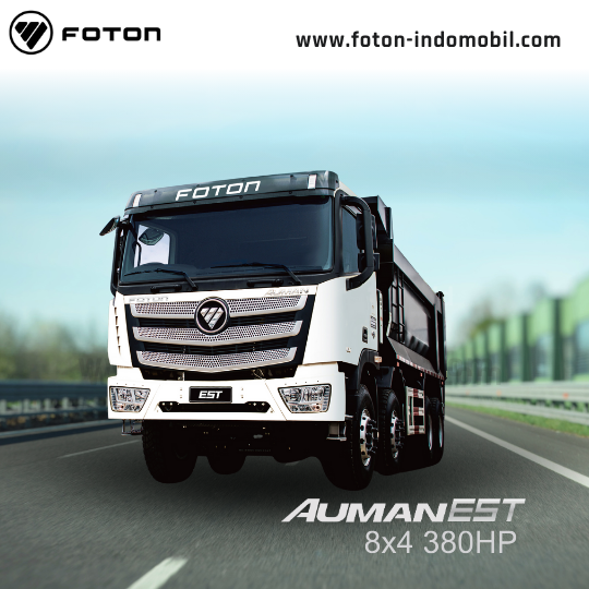 FOTON AUMAN EST 8X4 380HP - Dealer Foton pasar minggu Jakarta Selatan